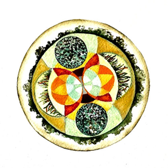 4547. Watercolor Mandala Workshop - Adele Wayman