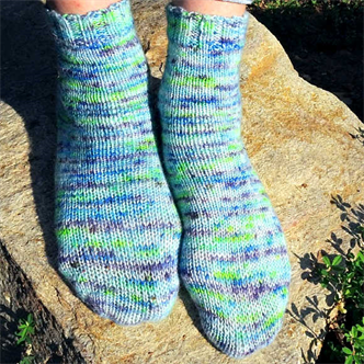 NEW! 3315. Two at a Time Sock Knitting