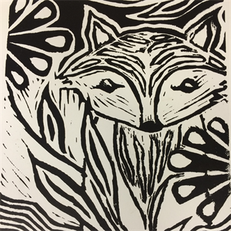 Camp Sawtooth Week 3: July 19-23 AM Half Day (ages 9-12) Printmaking: Designing with Shape & Texture