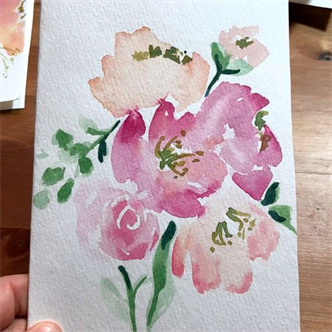 41056. Watercolor Flowers Workshop