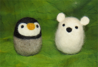 Youth/Adult Felted Ornaments Workshop (ages 8+ with adult)