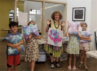 Spring Break: Silk Dyeing and More! Ages 9-12