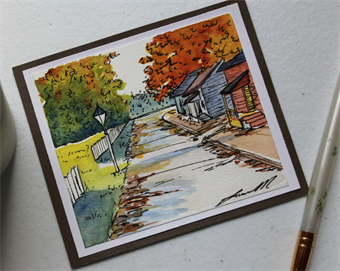 Watercolors: Building and Architecture Illustrations I  | Ages 9-11