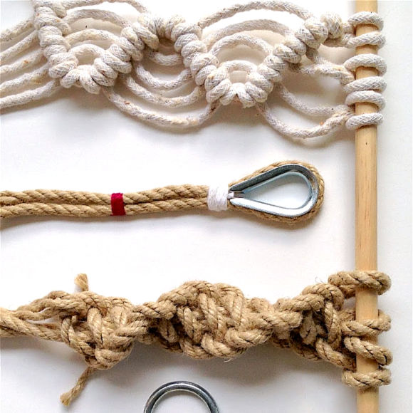 New 3331 Modern Macrame Rope Making And Knots Class Detail