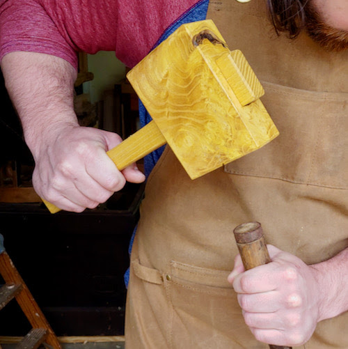 Class Image D. Traditional Hand Tools Series: Joiner's Mallet