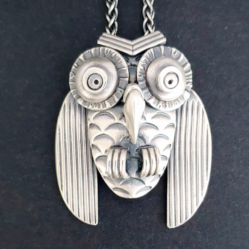 Class Image Owls! in Metal Clay - Guest Artist Workshop with Michael Marx