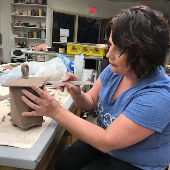 Class Image Beginning and Intermediate Handbuilding + Wood Firing