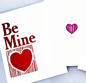 Class Image Letterpress Printing: Valentines Day Cards