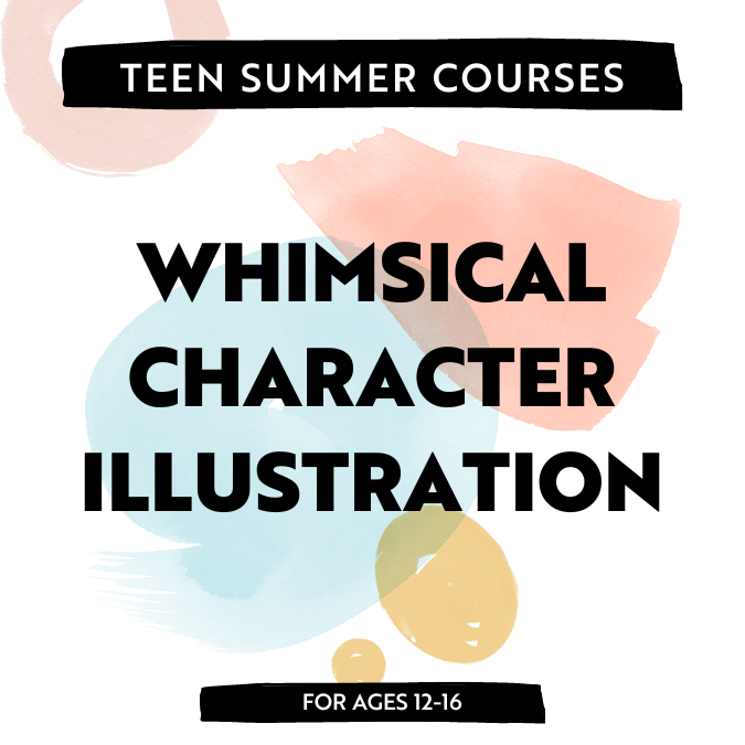 Class Image Whimsical Creature Illustrations + Watercolor | Paint + Draw 2 | PM Ages 12-16