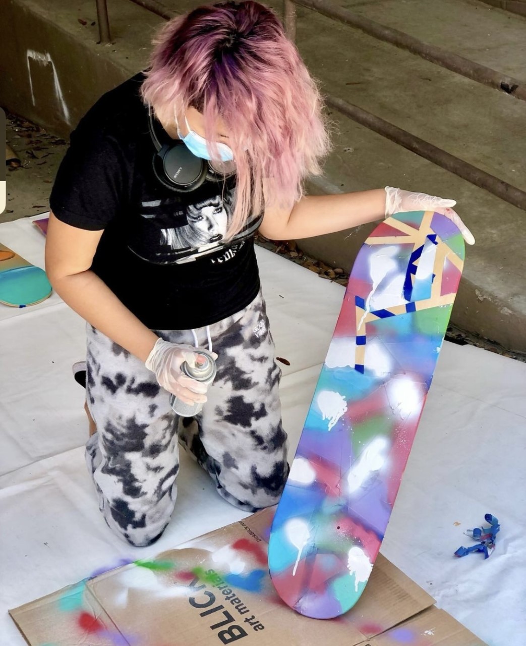 Class Image Street Art: Skate Decks, Stenciling, and More! Ages 10-14