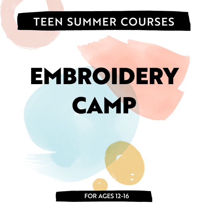 Class Image Embroidery Camp | 7 | PM Ages 12-16