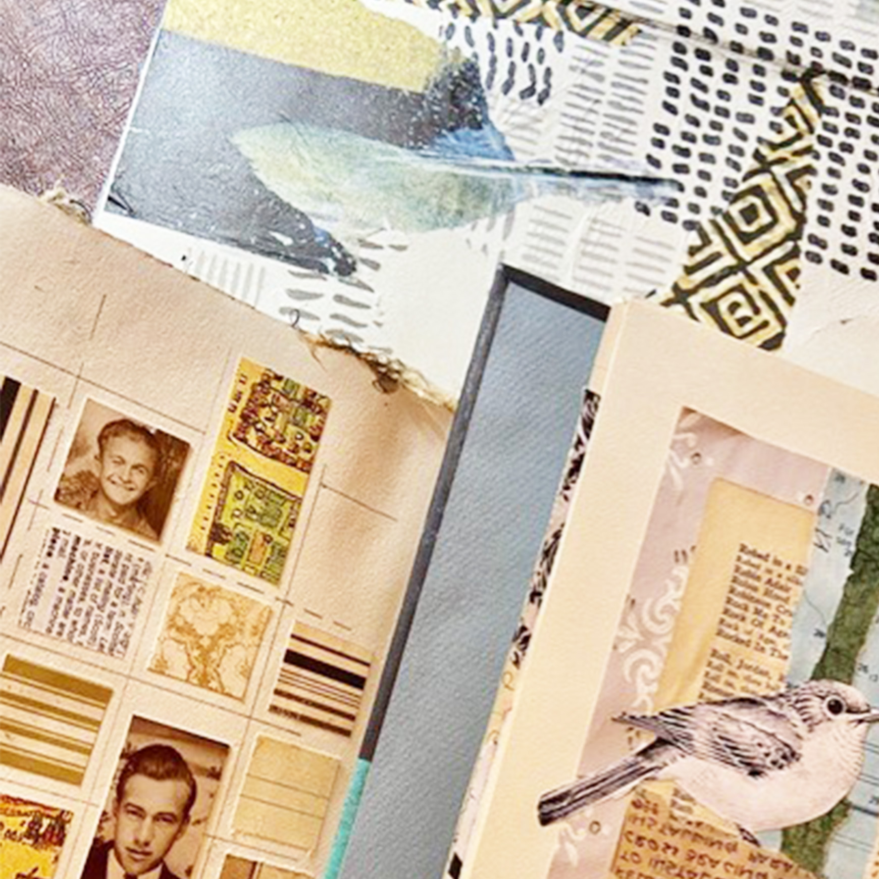 Class Image Intro and Intermediate Mixed Media