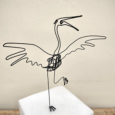 Class Image NEW! Metal Wire Sculpture