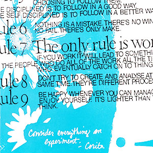Class Image Screenprinting: Exploring Sister Corita's Rules