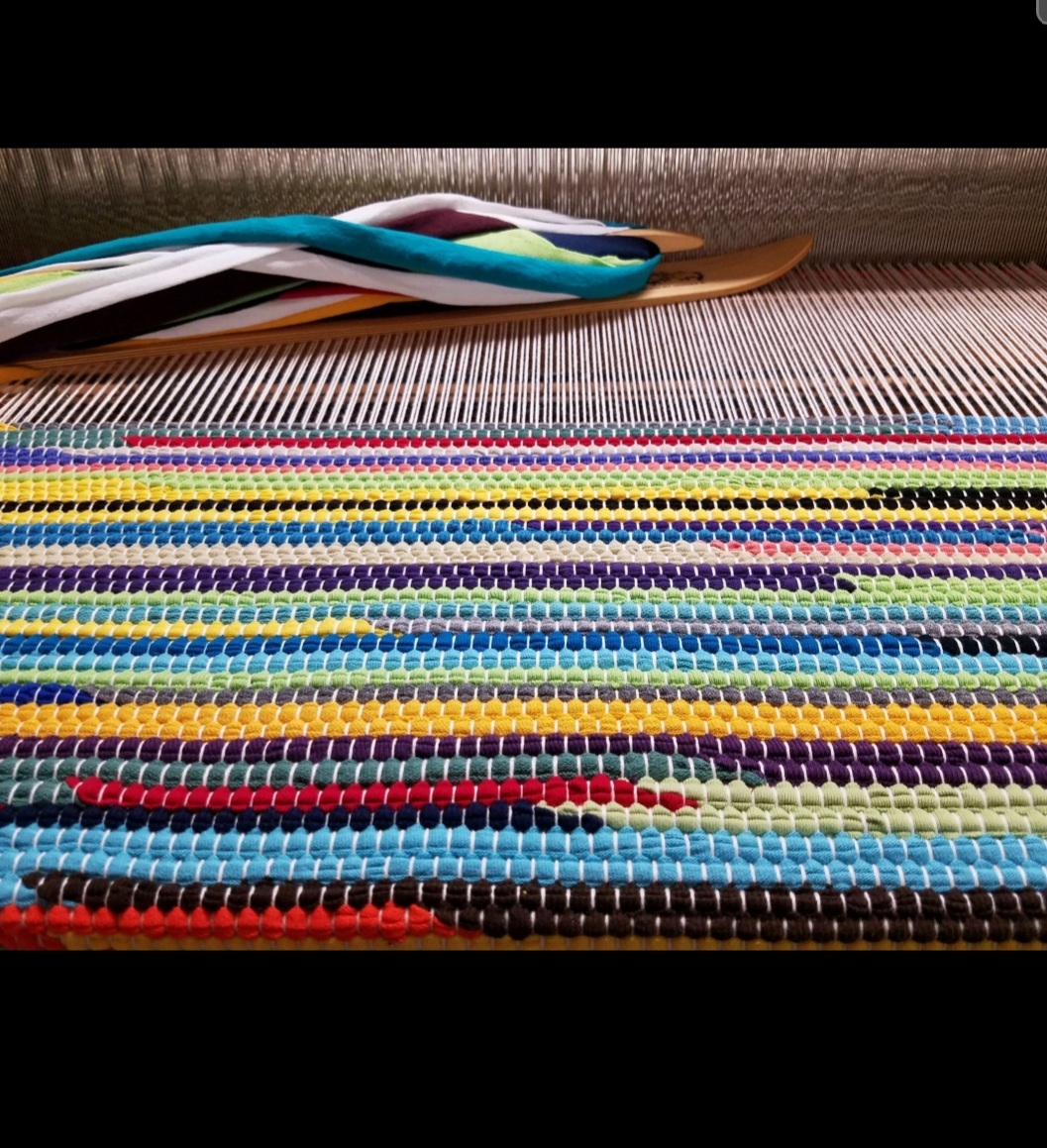 Class Image Rag Rug Weaving - Intermediate Level