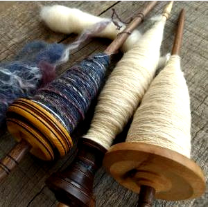 Class Image Make Your Own Yarn: Introduction to Spinning with a Drop Spindle