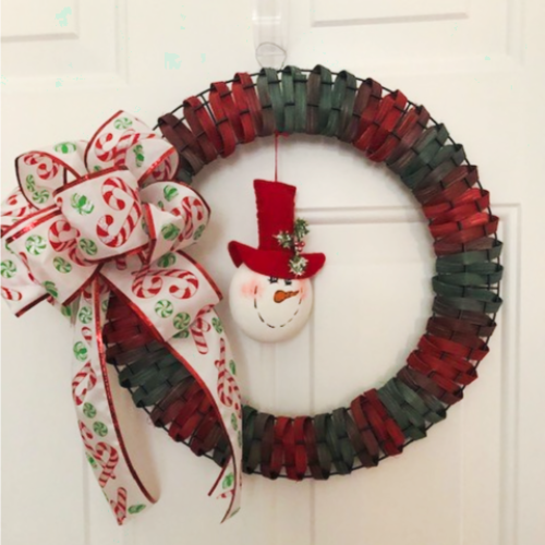 Class Image Intergenerational Christmas Wreath Weaving Workshop