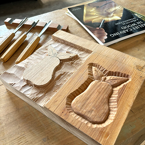 Class Image Beginning & Intermediate Relief Carving