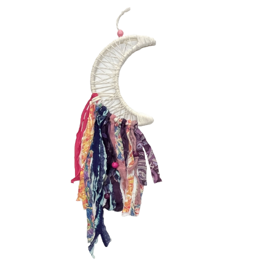 Class Image YW25 Macrame Crescent Moon Dream Catcher | Ages 9+