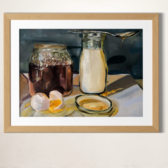 Class Image Still Life Oil Painting: Introduction and Intermediate