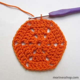 Class Image Crochet:  Granny Hex Square