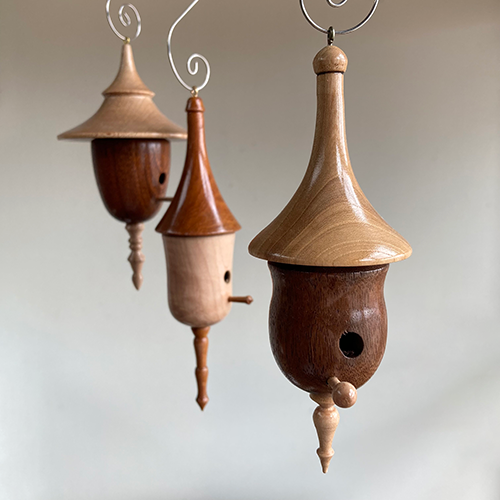 Class Image Beginner Turning: Bird House Ornament