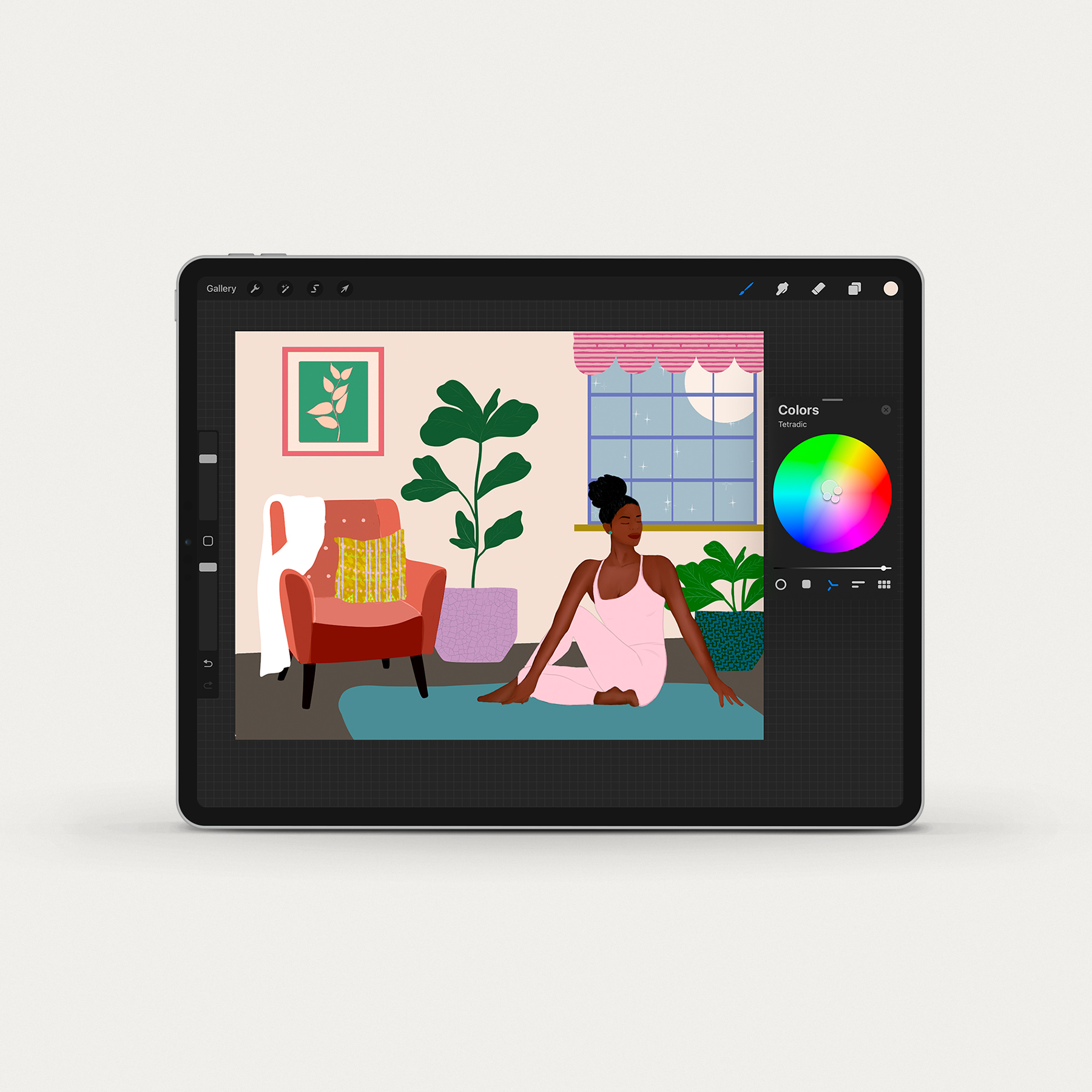 Class Image Colorful Illustrations in Procreate