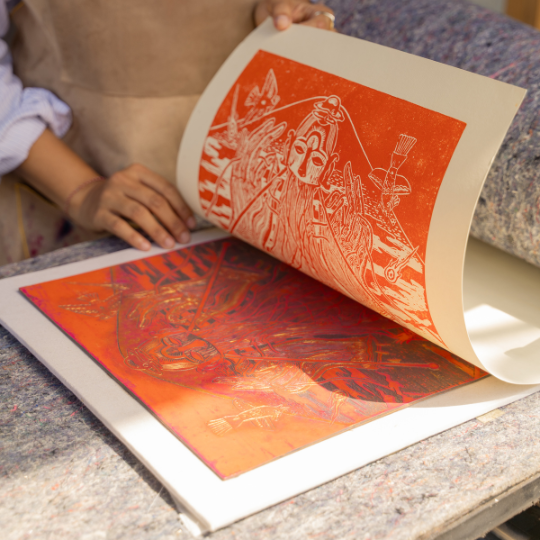 Class Image One-On-One Printmaking: Relief, Intaglio, and Letterpress