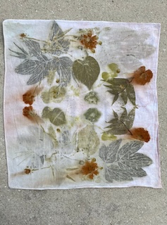 Class Image Eco-Printing on Cotton Bandana