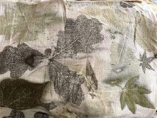 Class Image Eco-Printing on Silk Scarf