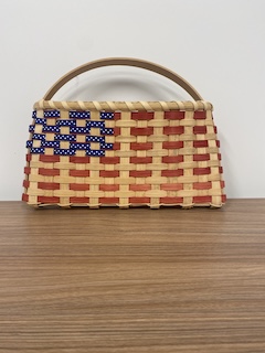 Class Image Red, White and Blue Wall Basket