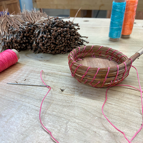 Class Image Pine Needle Baskets