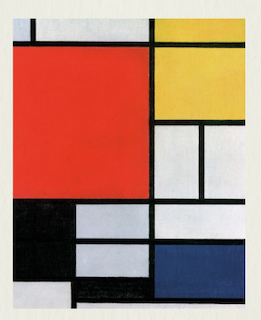 Class Image Art History Flavor:  Piet Mondrian Small Canvas Studies