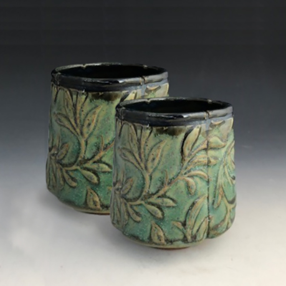 Class Image Hands On Clay @ Generations Center - Pair of Yunomi