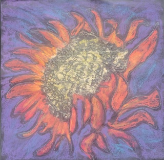 Class Image Mixed Media Sunflower Series